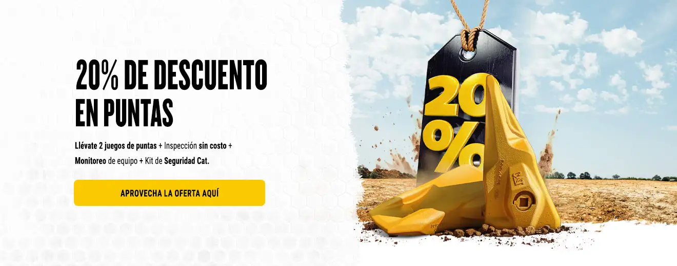 20% de descuento en puntas Cat