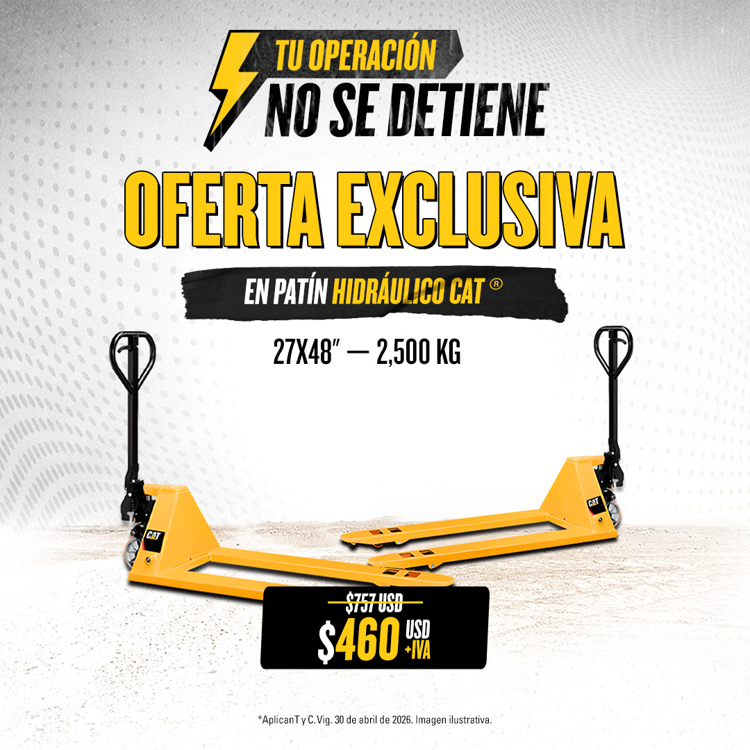 Promoción en patín hidráulico Cat