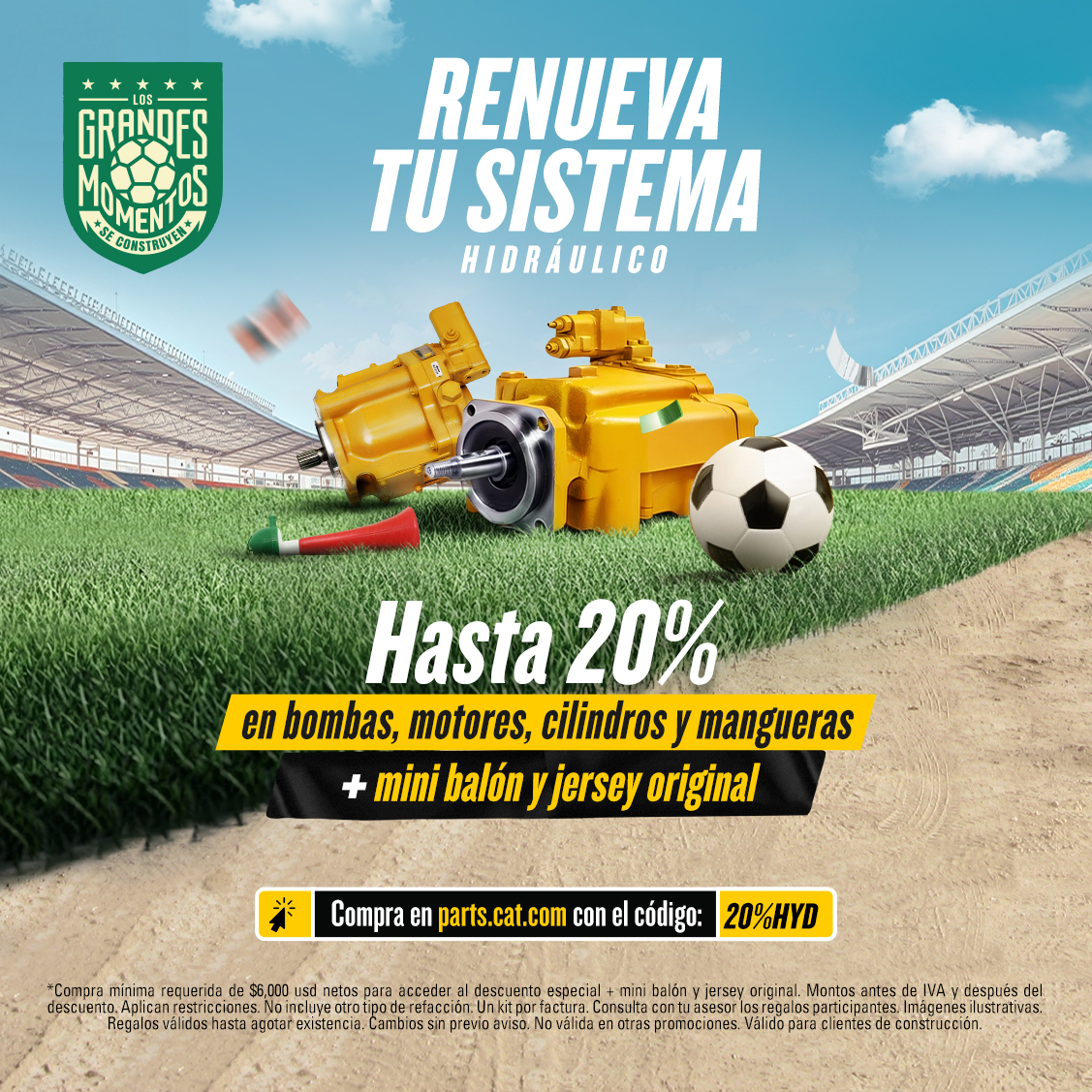 Martillo hidraúlico Cat en promoción