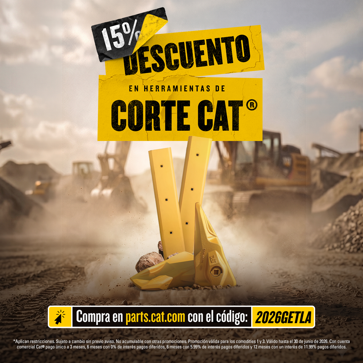 Martillo hidraúlico Cat en promoción